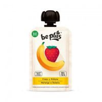 POUCH FRESA PLATANO BIO 100G