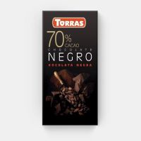 CHOCO NEGRO 70% TORRAS 75GR. S/A-S/GLUTEN